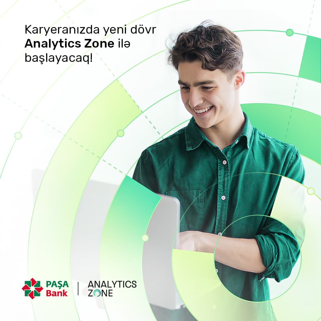 “PAŞA Bank” “Analytics Zone” təlim düşərgəsinə qeydiyyatı açıq elan edir