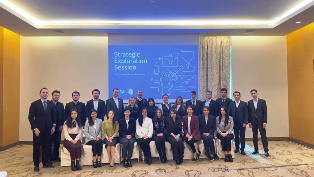 Mərkəzi Bankda Visa şirkəti tərəfindən rəqəmsal ödənişlər üzrə seminar keçirildi