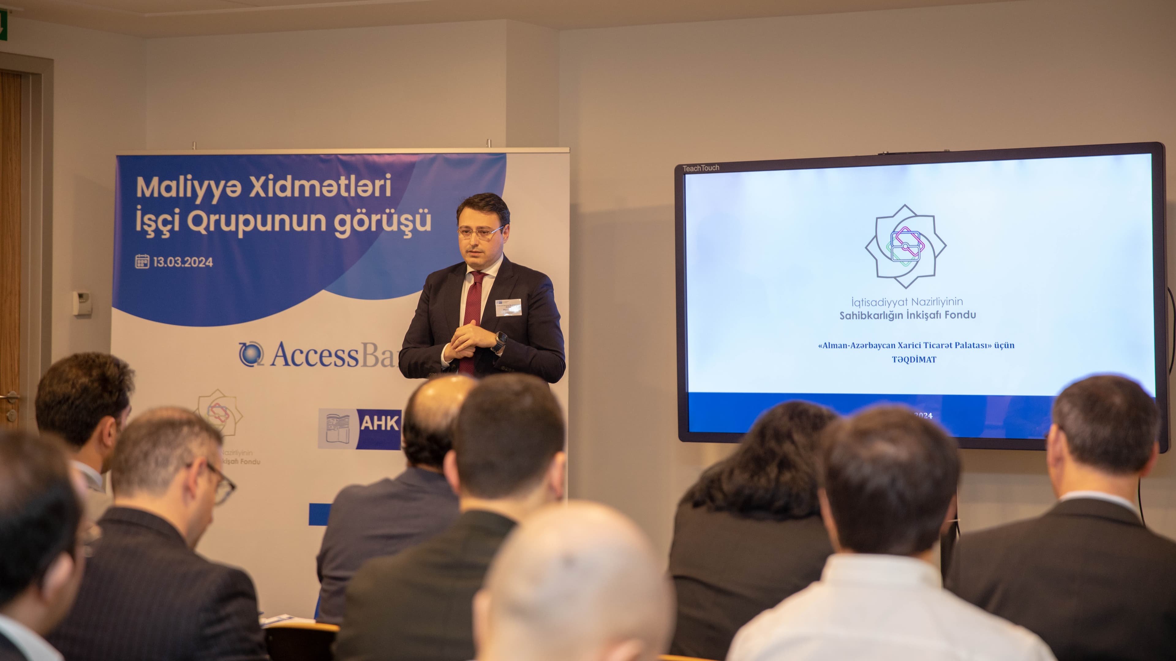 İlkin Quliyevin sədrliyi ilə AHK Maliyyə Xidmətləri İşçi Qrupunun iclası keçirilib