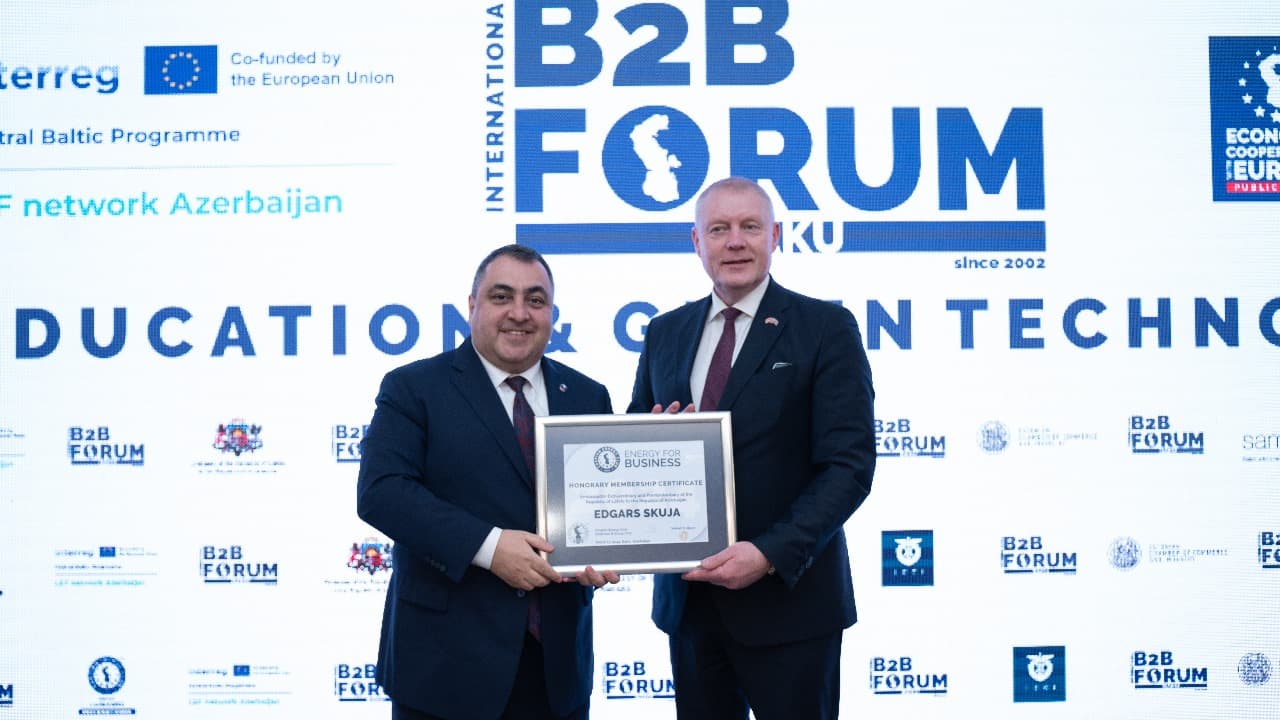 Azərbaycanda Latviya, Estoniya və Finlandiya şirkətlərinin iştirakı ilə B2B Forum keçirilib