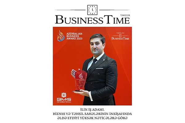 “BMG International” şirkətinin təsisçisi Orxan Məmmədzadə "İlin iş adamı" mükafatı ilə təltif edilib