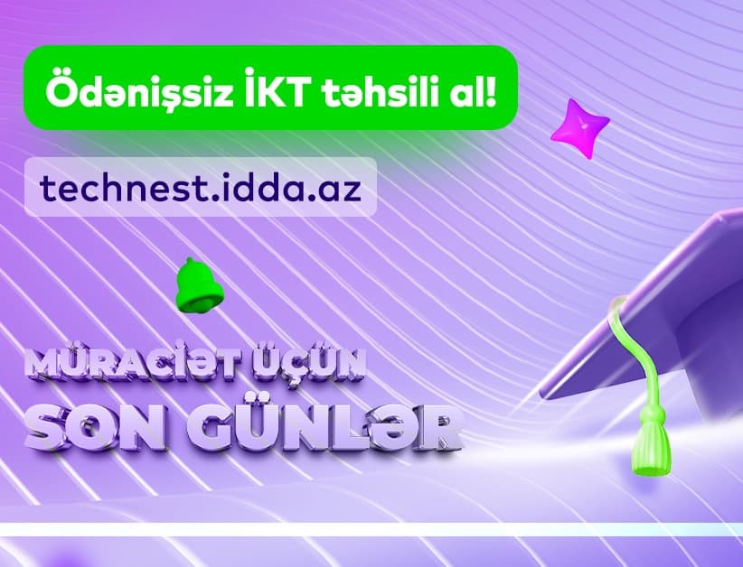 İKT üzrə milli təqaüd proqramında iştirak üçün son 3 gün!