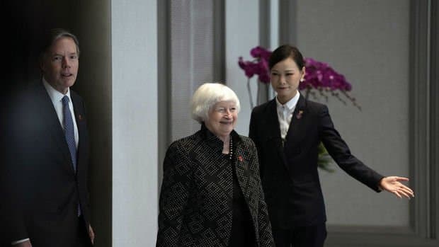 Yellen Çinə səfəri zamanı nəyə işarə edib?
