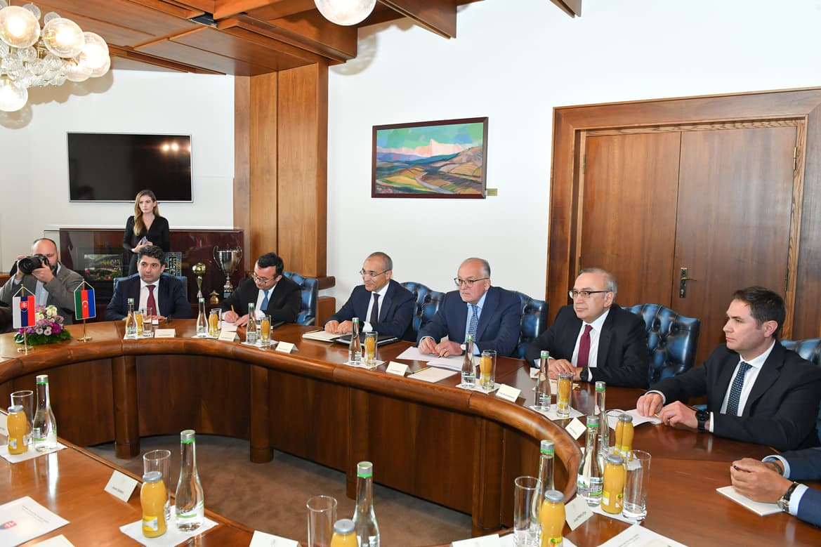 Mikayıl Cabbarov Slovakiyaya işgüzar səfər edib