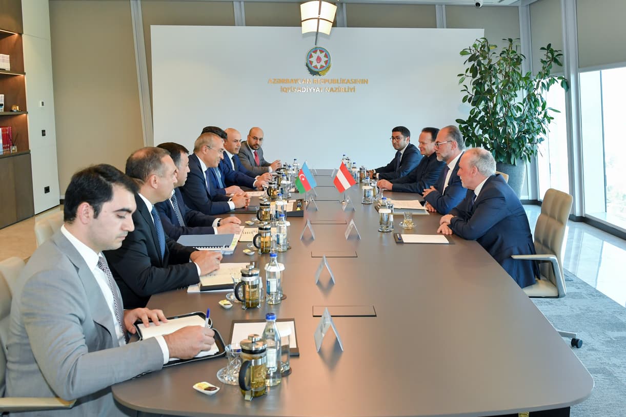 Avstriyanın maliyyə nazirinin müavini və “Grabher Group” şirkətinin baş direktoru ilə görüş keçirilib