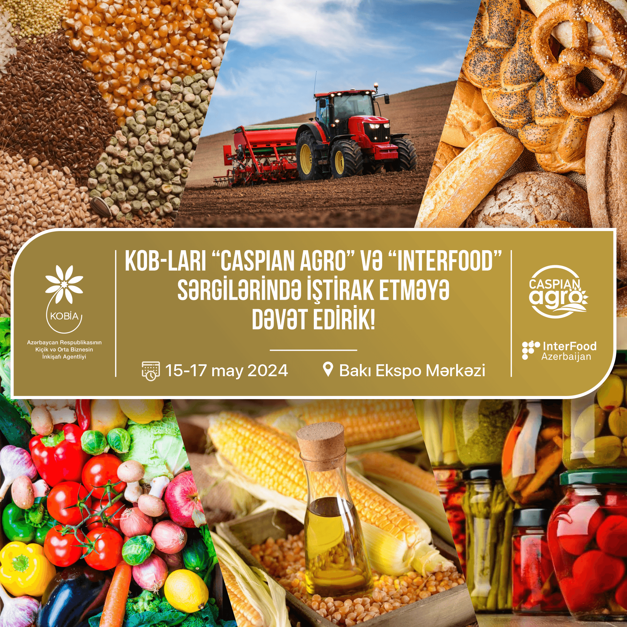 “Caspian Agro” və “İnterFood Azerbaijan” sərgilərində KOB-ların iştirakına dəstək göstəriləcək