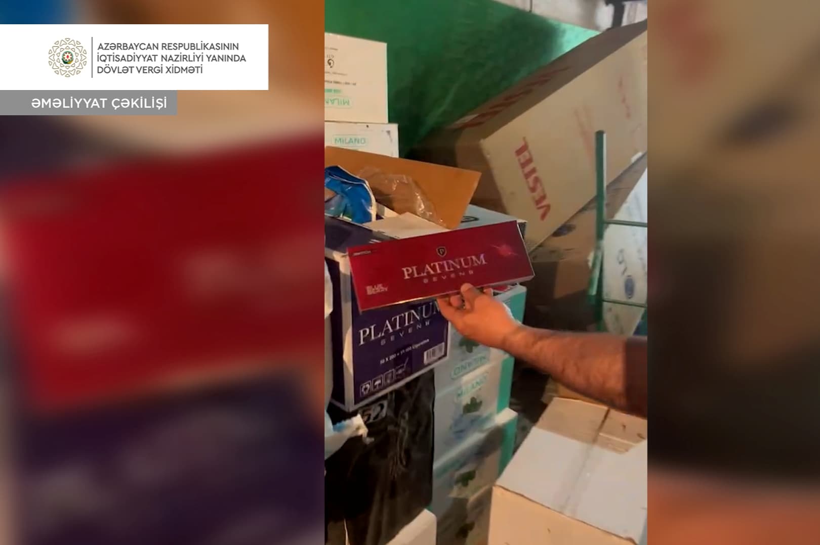 1,7 milyondan çox aksiz markasız tütün məmulatı aşkar edilib