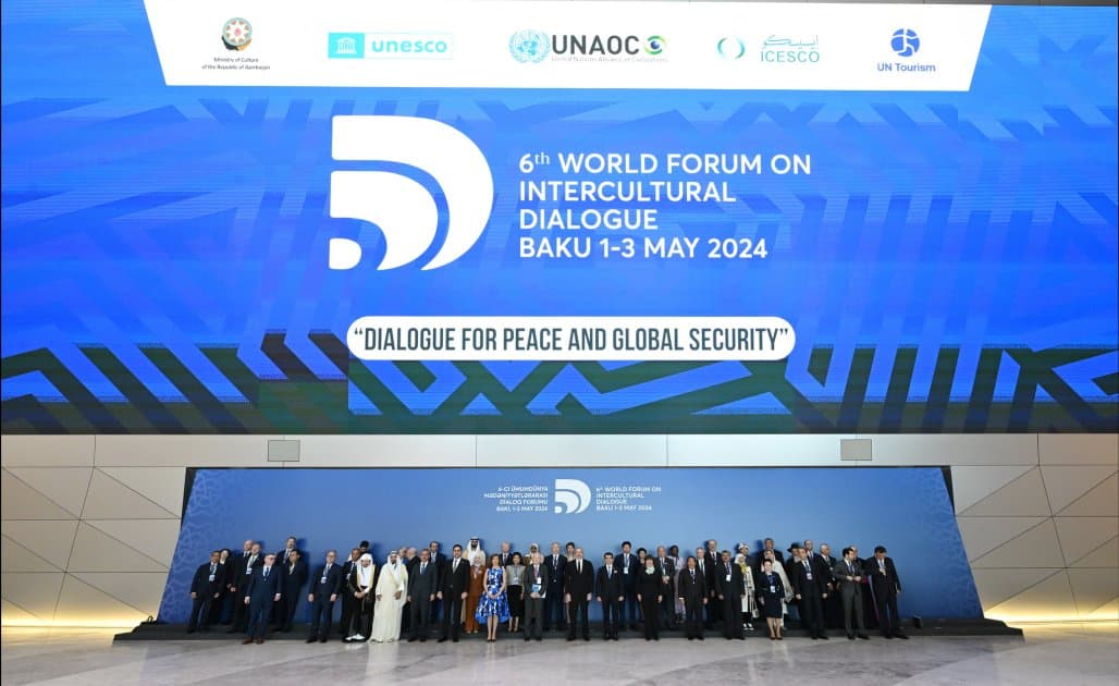 Prezident İlham Əliyev VI Ümumdünya Mədəniyyətlərarası Dialoq Forumunun açılış mərasimində iştirak edib