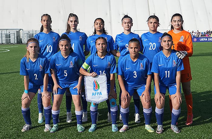 Millimiz (U-17 Qadınlar) İnkişaf Turnirində son oyununu keçirəcək
