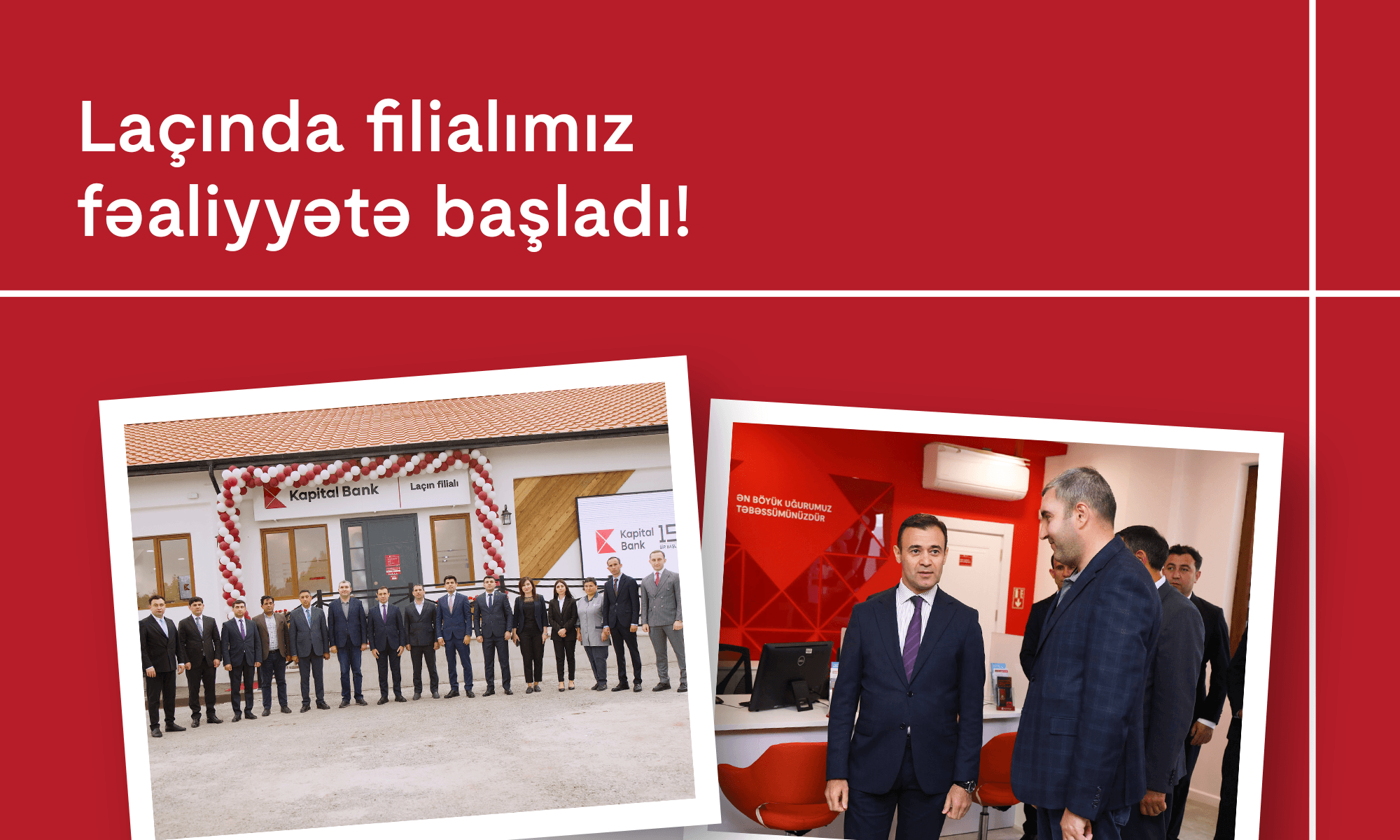 Kapital Bank-ın Laçın filialının açılışı baş tutdu