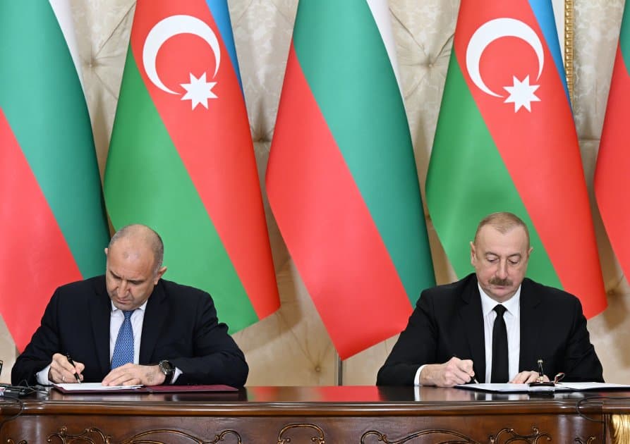 Bakıda Azərbaycan-Bolqarıstan sənədlərinin imzalanması mərasimi olub