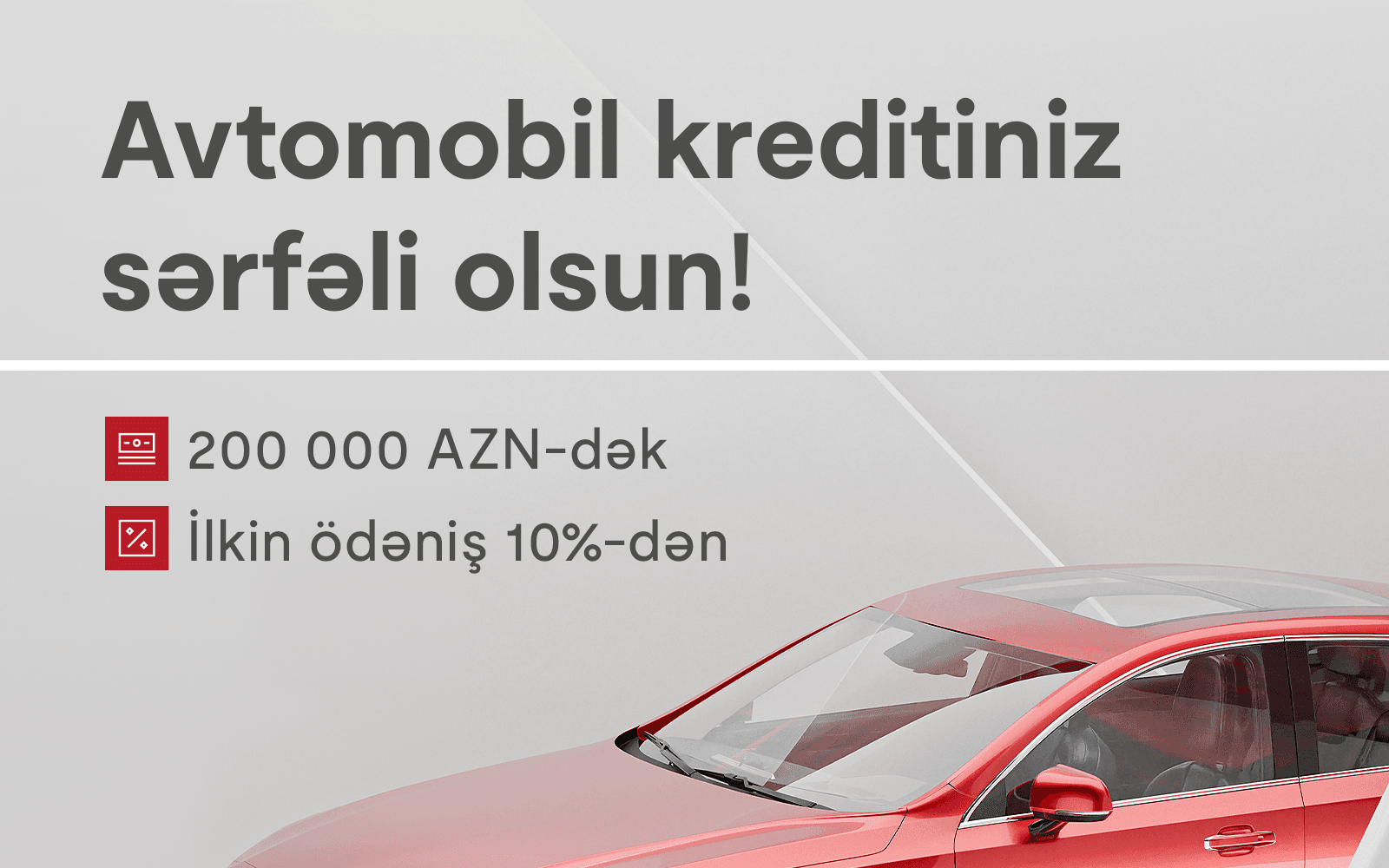 Kapital Bank-la avtomobil arzunuza çatmaq daha asandır