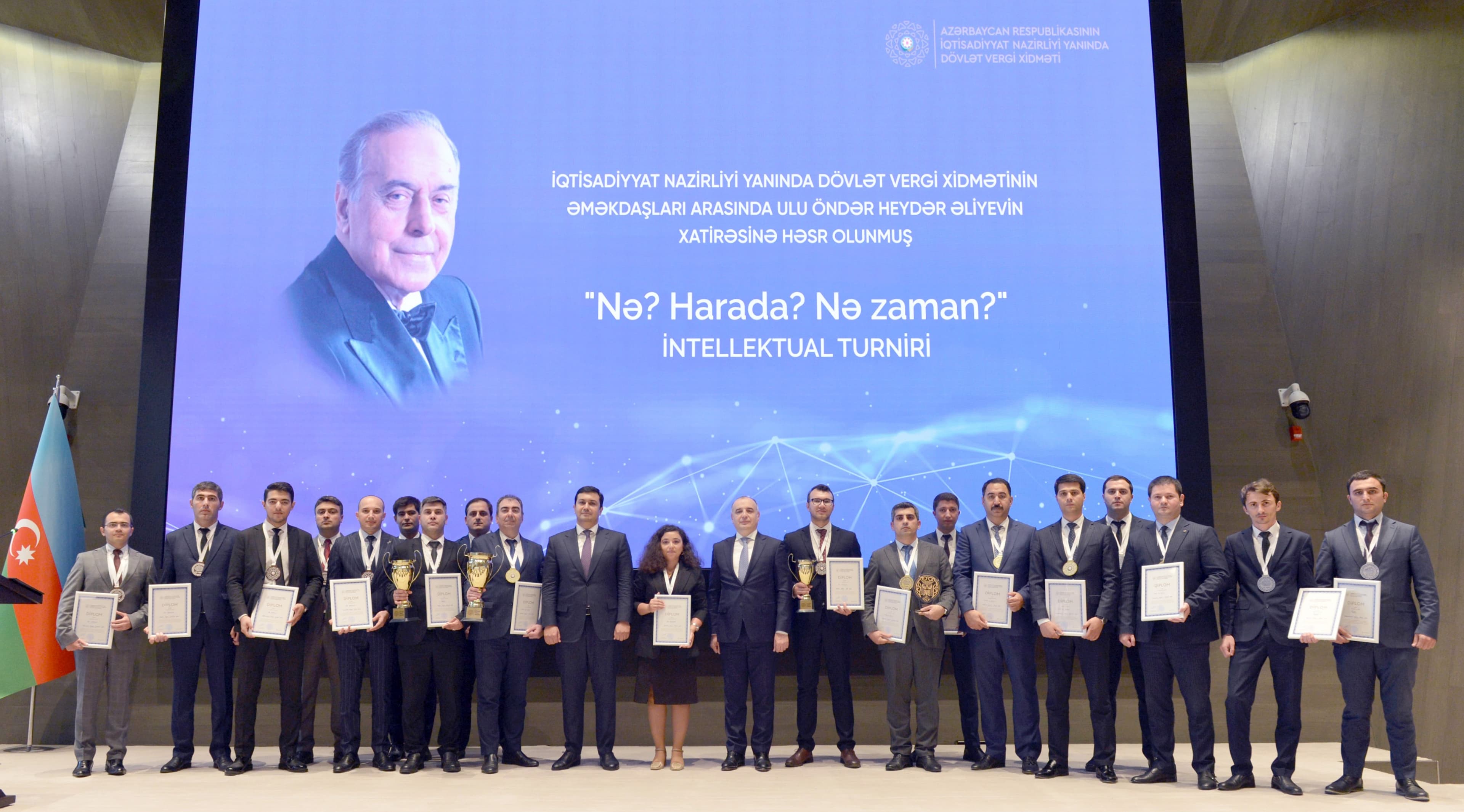 Ulu öndər Heydər Əliyevin xatirəsinə həsr olunmuş “Nə? Harada? Nə zaman?” intellektual oyununun final mərhələsi keçirilib
