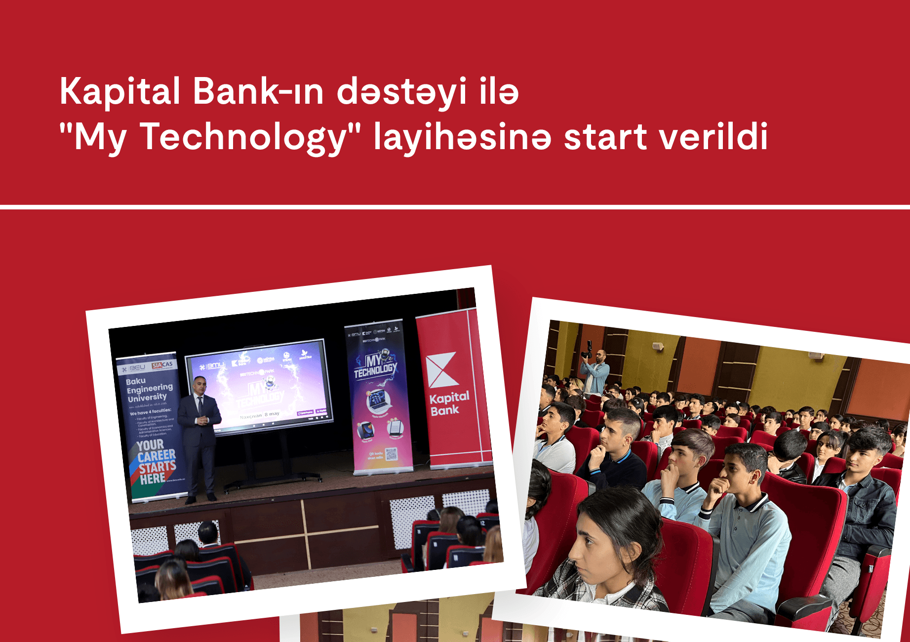 Kapital Bank-ın dəstəyi ilə “My Technology” layihəsinə start verildi
