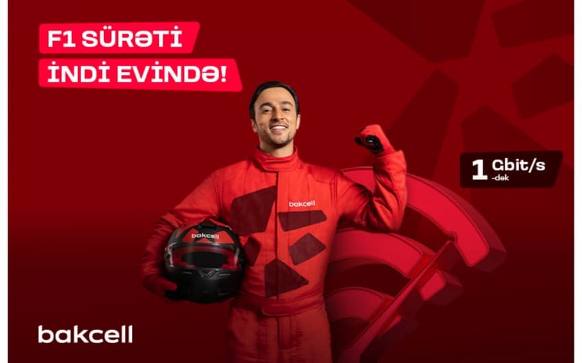 “Bakcell” “F1 Star” Azərbaycanda ən sürətli fiber internetini təqdim edir