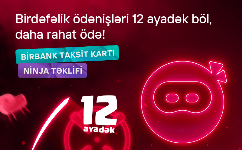 Birbank-dan daha bir yenilik: Ninja təklifi artıq mobil tətbiqdə