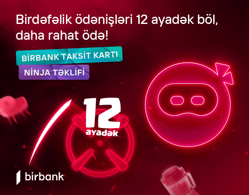 Birbank-dan daha bir yenilik: Ninja təklifi artıq mobil tətbiqdə