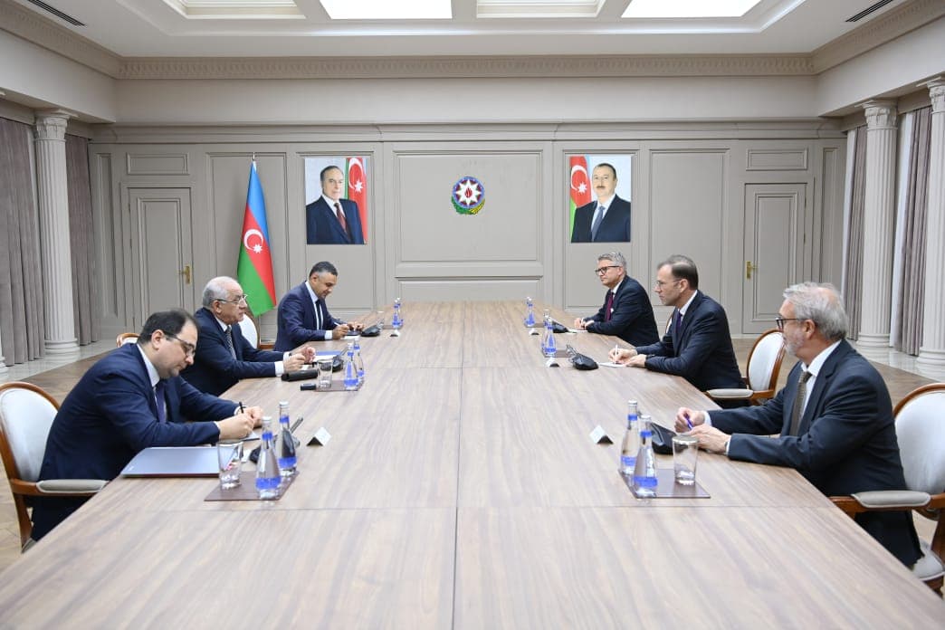 Əli Əsədov Almaniyanın “Knauf” Şirkətlər Qrupunun nümayəndə heyəti ilə görüşüb