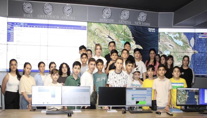 Milli Hidrometeorologiya Xidmətinə ekskursiya təşkil olunub
