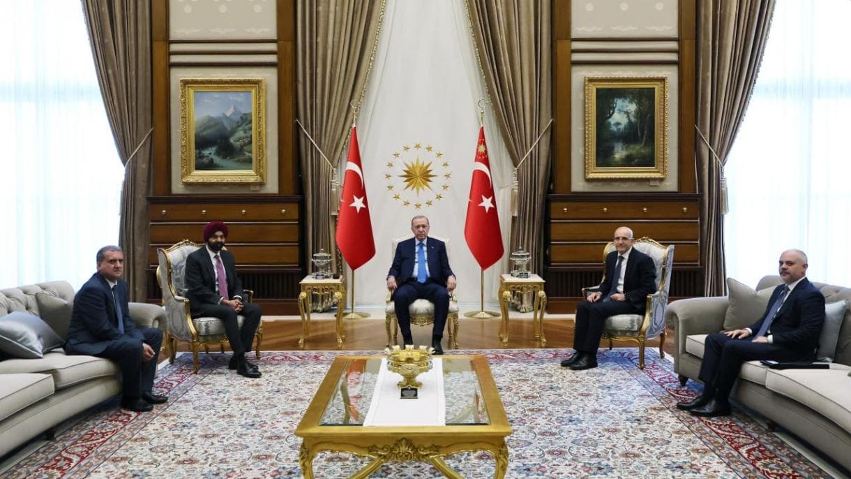 Rəcəb Tayyib Ərdoğan Dünya Bankının rəhbərini qəbul edib