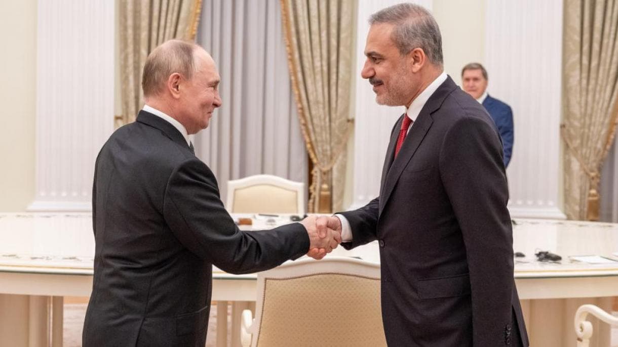 Hakan Fidan Vladimir Putinlә görüşüb