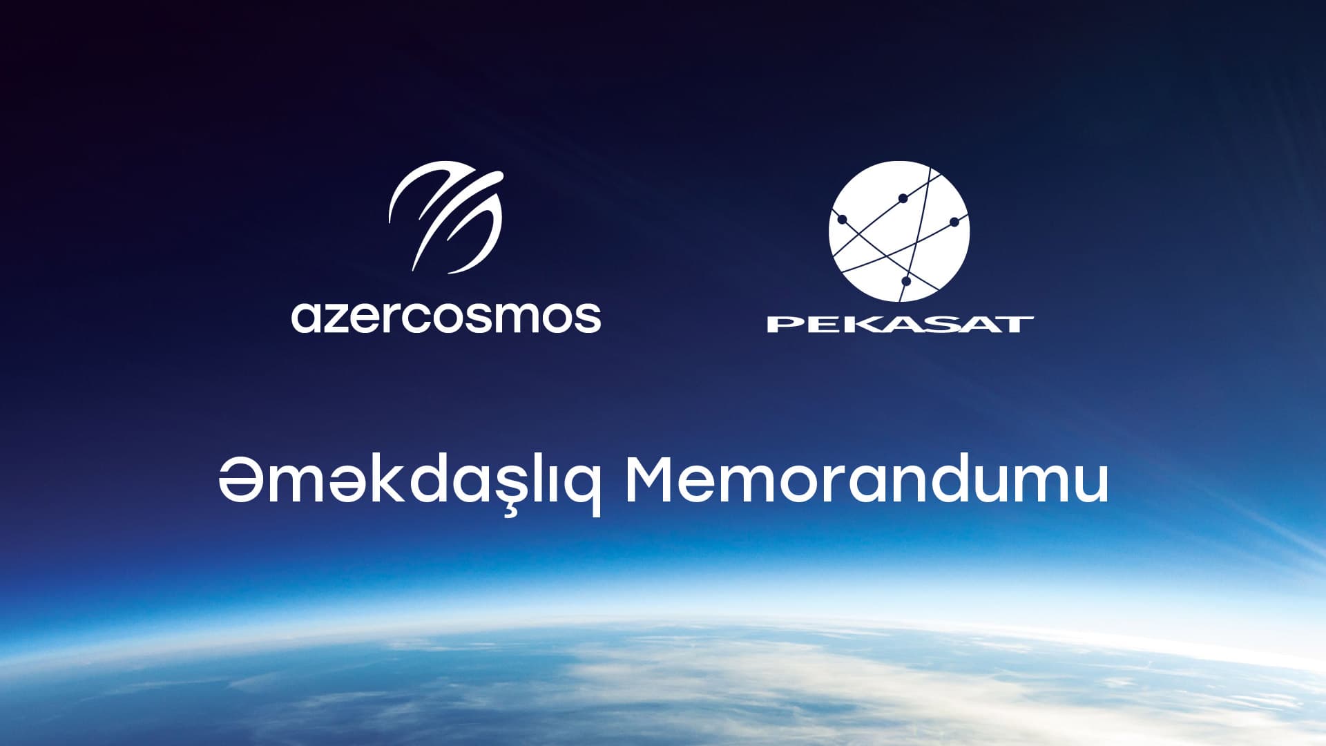 Azərkosmos Çexiya şirkəti ilə Əməkdaşlıq Memorandumu imzalayıb
