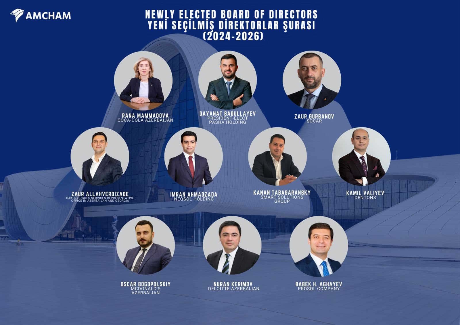 "AmCham Azərbaycan"ın Direktorlar Şurası yenidən formalaşdırılıb