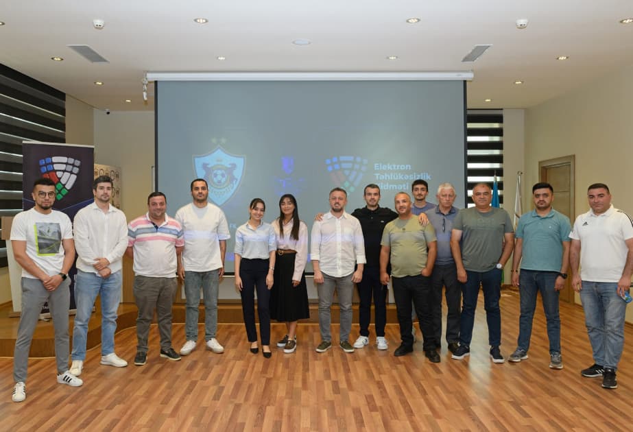 Elektron Təhlükəsizlik Xidməti “Qarabağ” Futbol Klubunun əməkdaşları üçün maarifləndirmə tədbiri keçirib