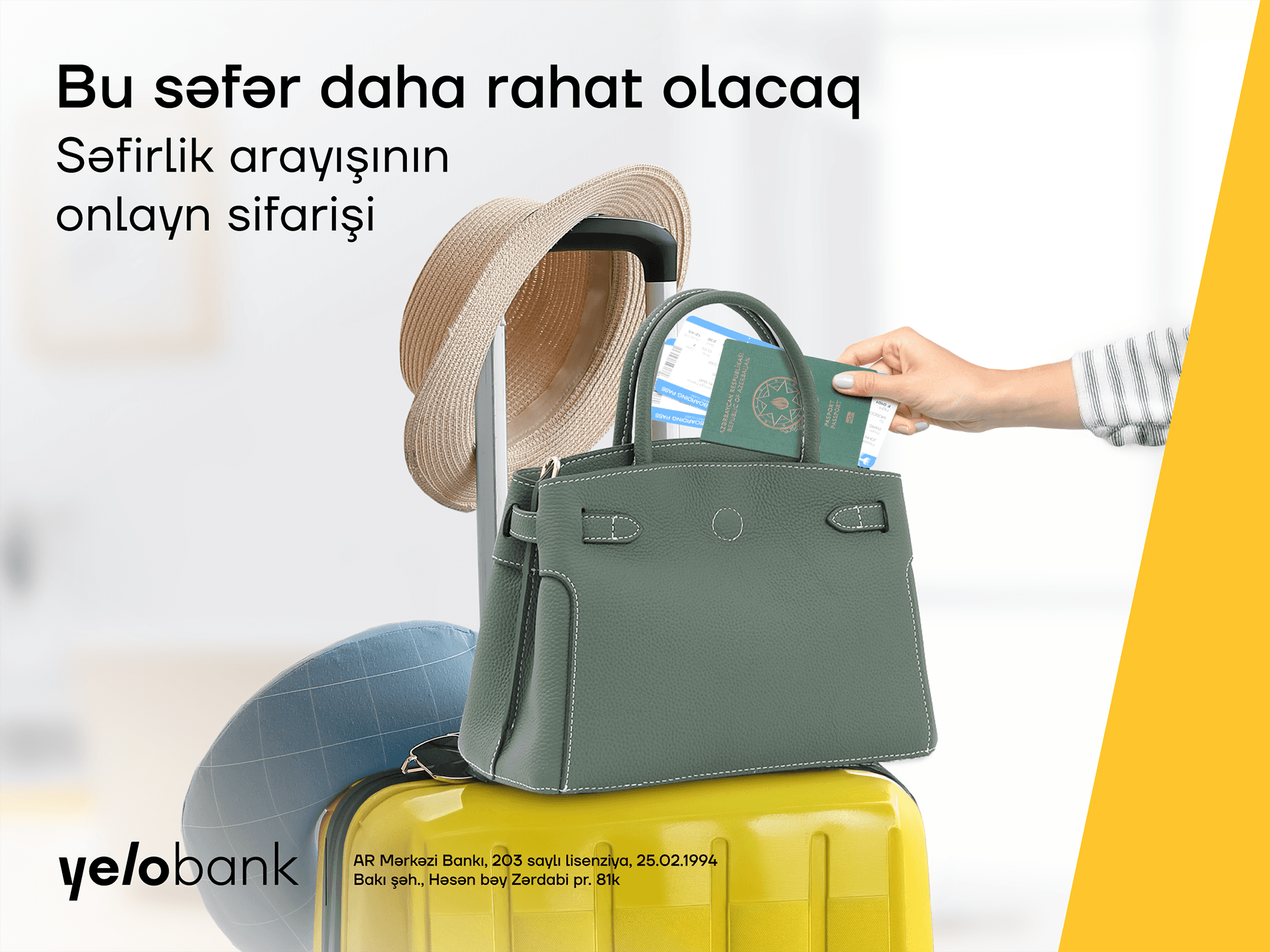Səfirliyə arayışı Yelo App-dən rahatlıqla sifariş et!