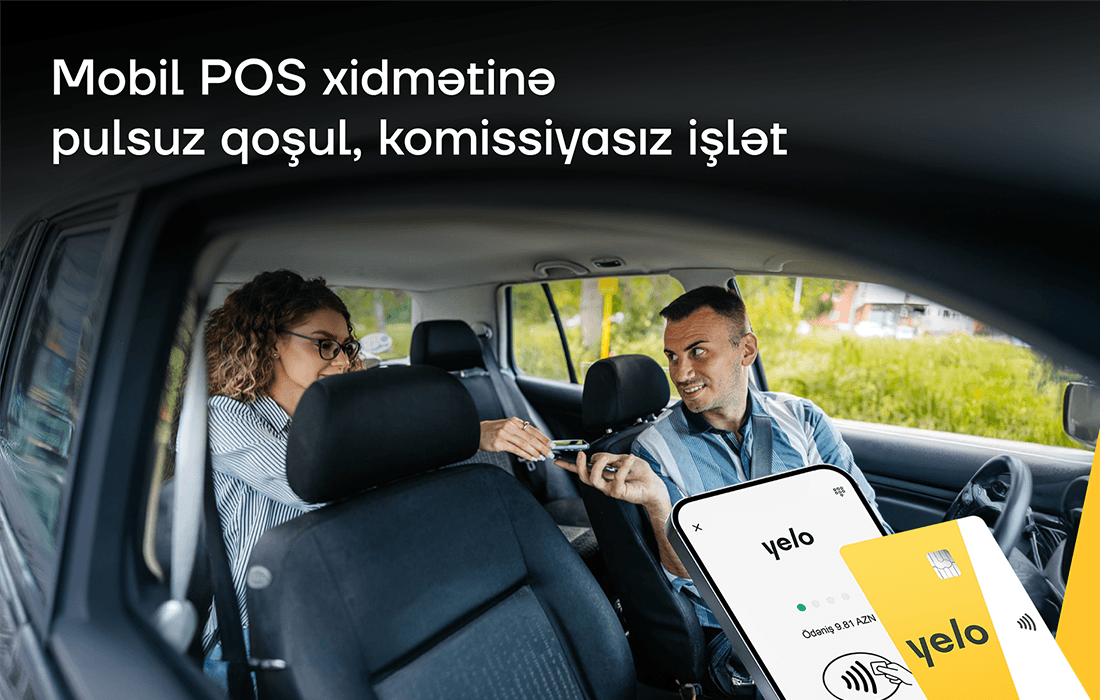 Yelo Mobil POS xidmətinə pulsuz qoşul, pulsuz istifadə et!