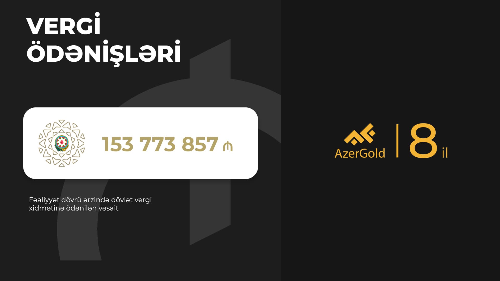 “AzerGold” QSC: ilk illərdən mənfəətli fəaliyyət, artan gəlirlər