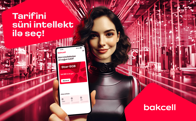 "Bakcell" tətbiqində süni intellekt dəstəkli “Tarif Məsləhətçisi”ni təqdim etdi
