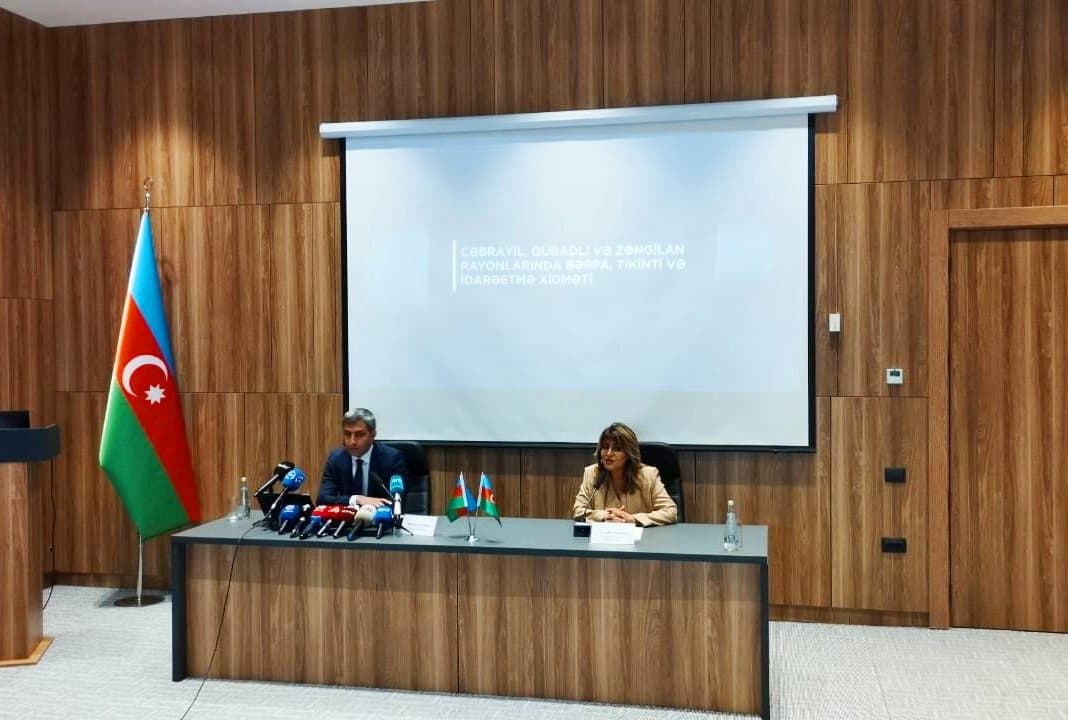 Cəbrayıl, Qubadlı və Zəngilan rayonlarında BTİ Xidməti brifinq keçirib