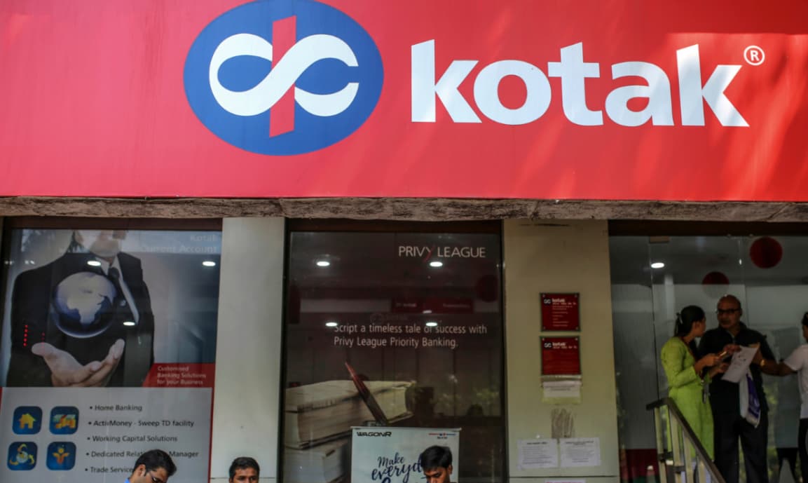 Kotak Mahindra səhmləri rəqəmsal qadağa ilə bağlı qeyri-müəyyənlik səbəbindən düşür