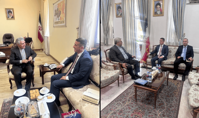 Azərbaycanın İrandakı səfiri İran Xarici İşlər Nazirliyinin rəsmiləri ilə görüşüb