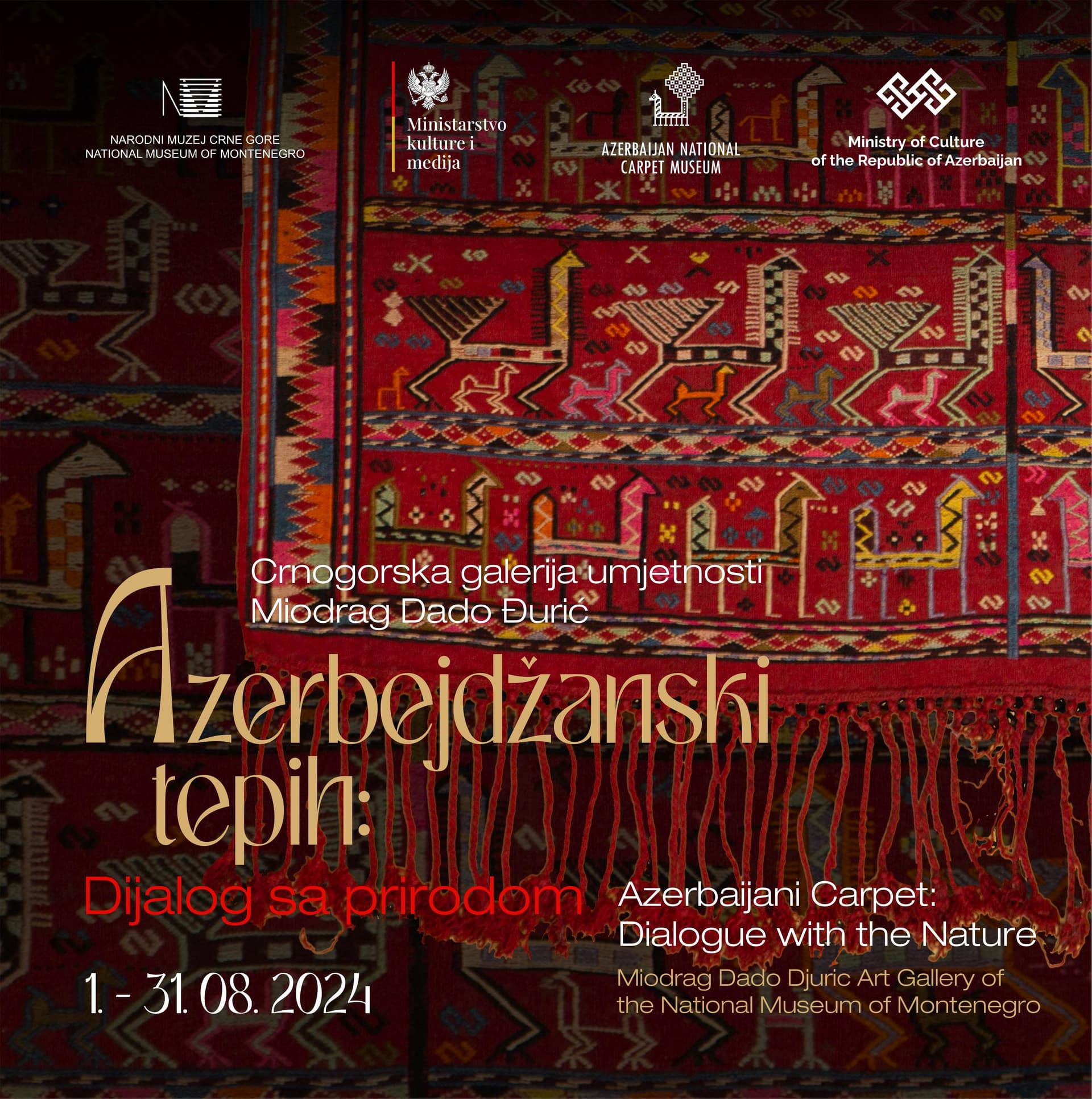 Monteneqroda “Azərbaycan xalçası: təbiətlə dialoq” adlı sərgi açılıb