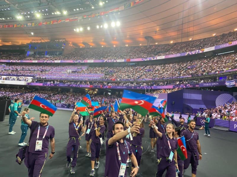 Parisdə XXXIII Yay Olimpiya Oyunlarının bağlanış mərasimi keçirilib