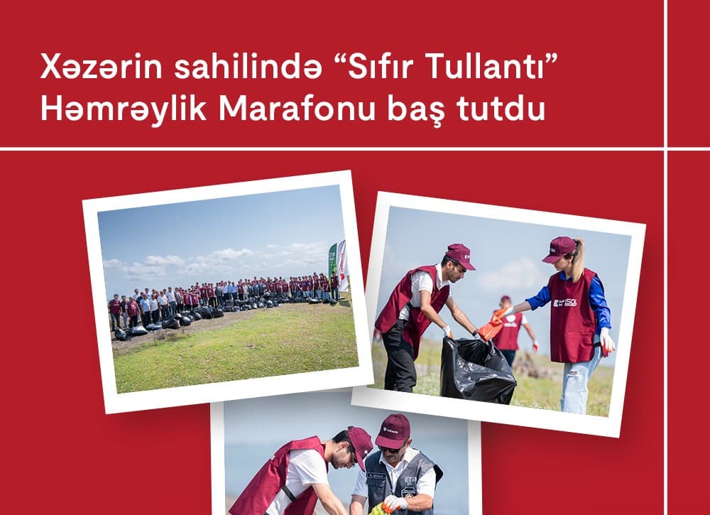 Xəzər Günündə “Sıfır Tullantı” həmrəylik marafonu baş tutub