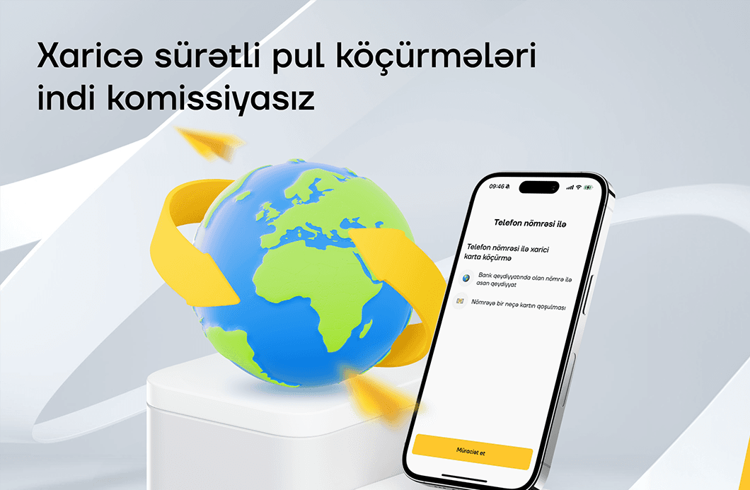 Çevik və təhlükəsiz xaricə köçürmələr, indi həm də komissiyasız!