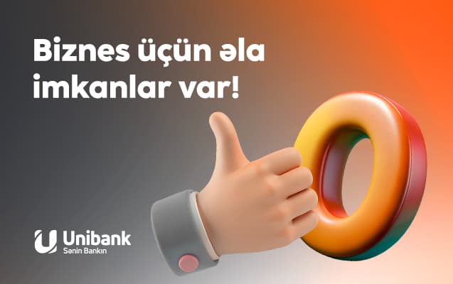 Unibank-dan möhtəşəm təkliflər: Pulsuz xidmətlər və 0% komissiya!