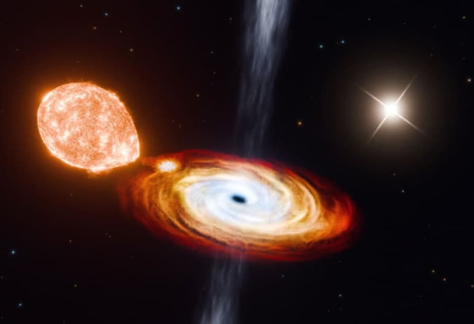 Astronomlar kosmosda qara dəliyin tədricən formalaşması prosesini müşahidə ediblər