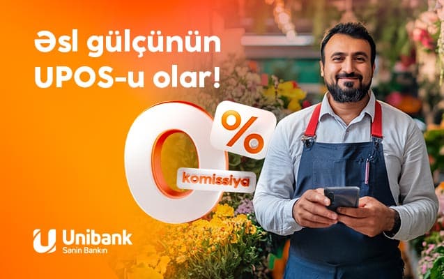 Unibank biznes sahibləri üçün UPOS xidmətinipulsuz etdi