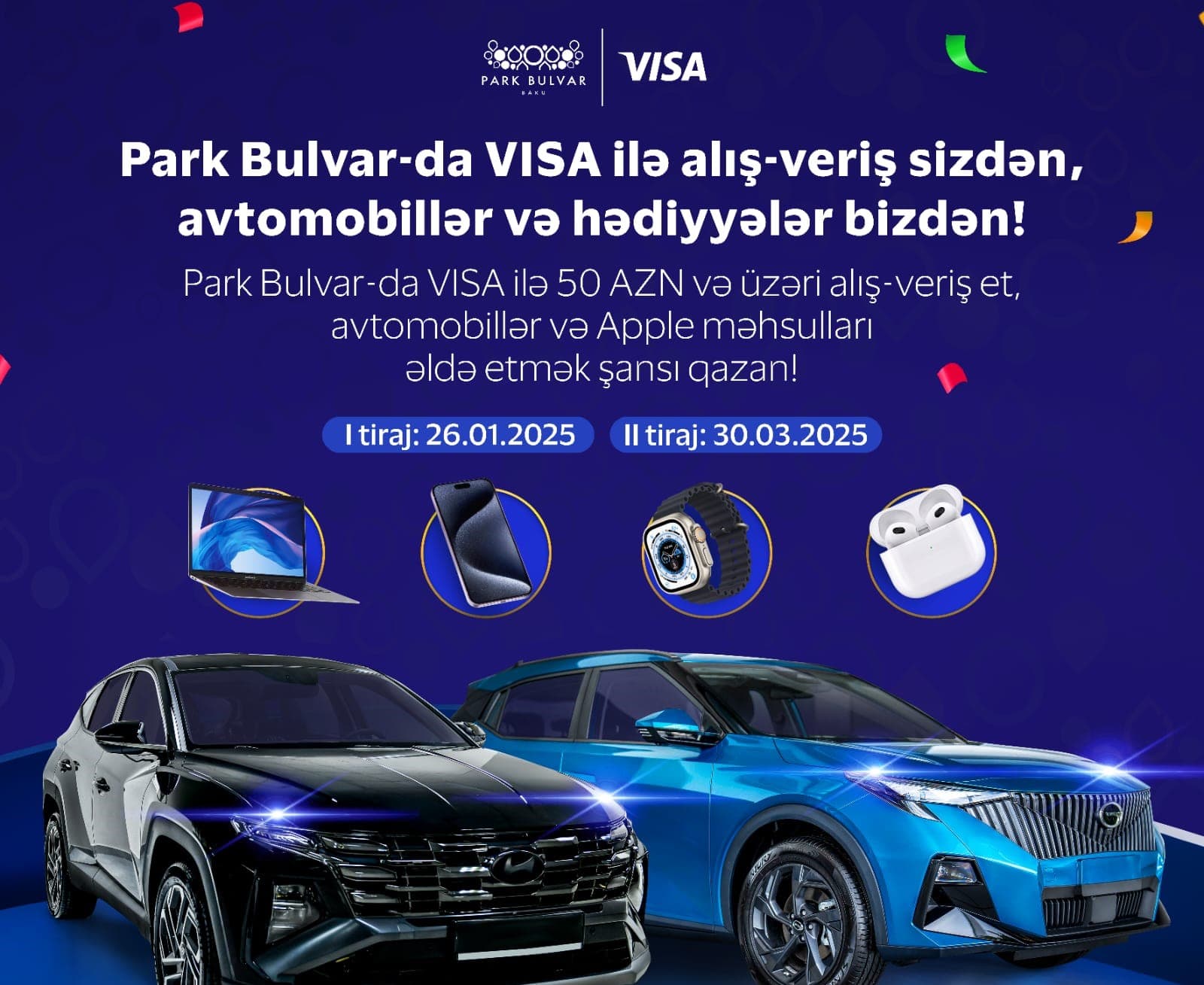 "Park Bulvar" Ticarət Mərkəzində "VİSA" ilə möhtəşəm lotereya