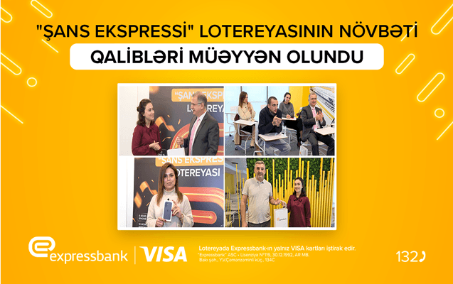 Onlar
Expressbankdan qiymətli hədiyyələr qazandı – Sən də qoşul!