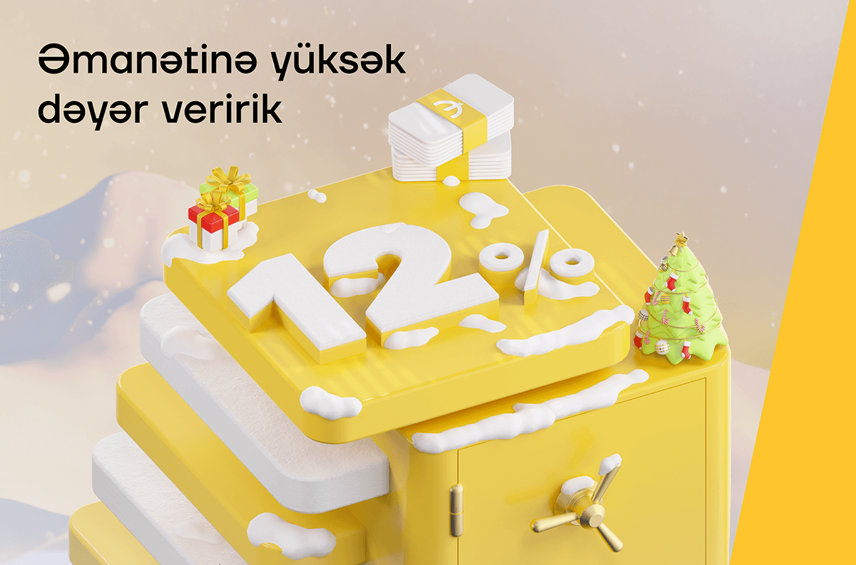 Yelo Bank-da əmanətindən 12% parlaq qazanc əldə et!