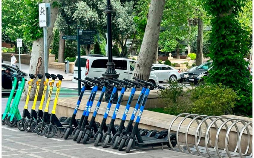 Mikromobillik imkanları artırılır: Bakıdakı yeni skuter parkları
