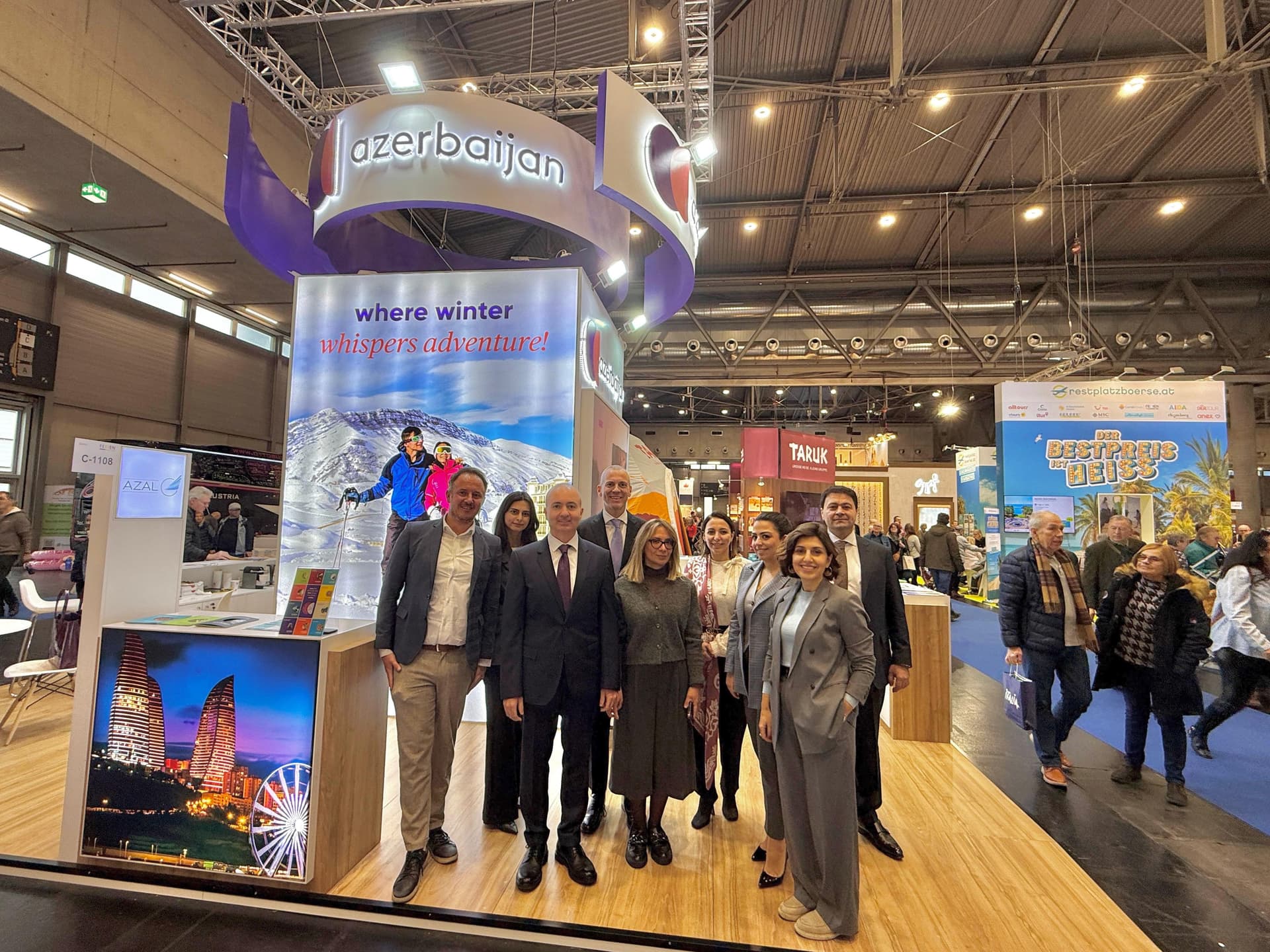 Azərbaycanın turizm imkanları “Ferien-Messe Wien” 2025 sərgisində nümayiş olunur