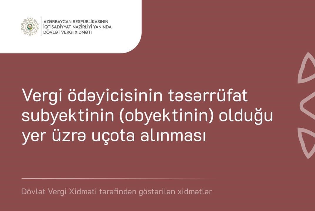 Təsərrüfat obyektləri vergi orqanında uçota alındıqdan sonra bazarda fəaliyyətinə icazə veriləcək - DVX