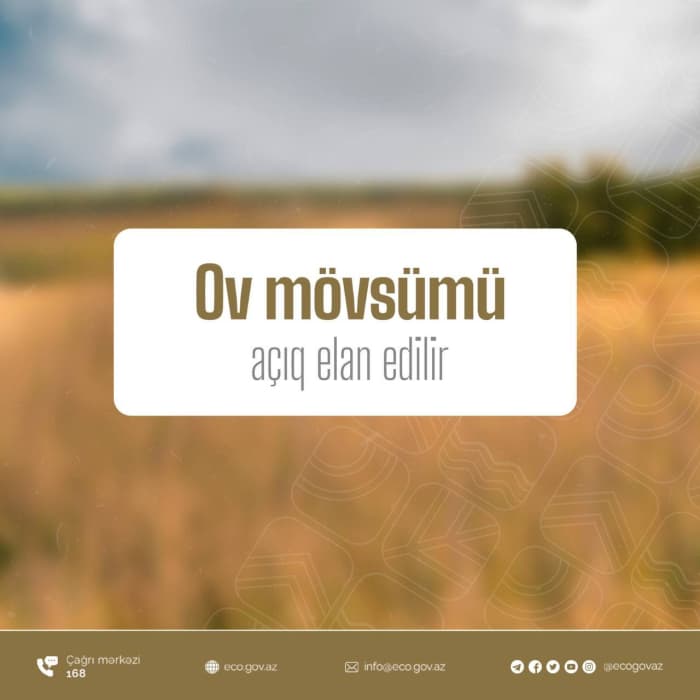 Azərbaycanda ov mövsümü rəsmi olaraq başladı