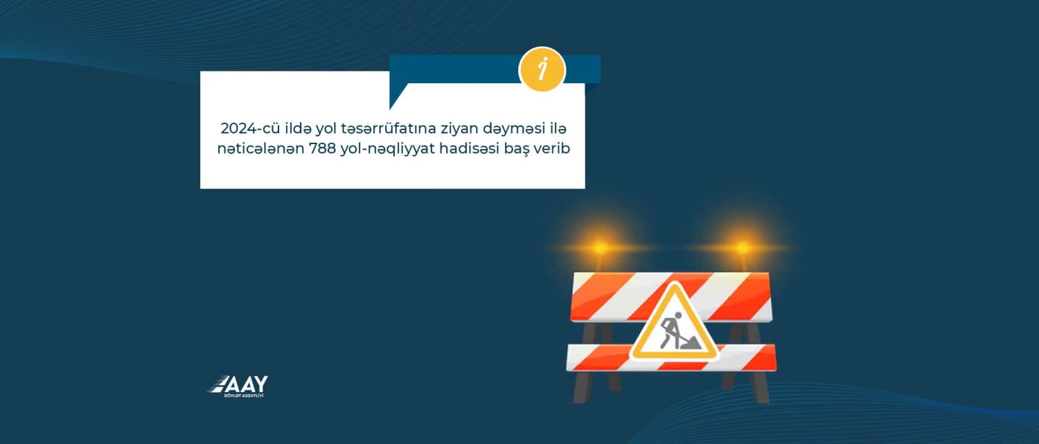 Ötən il baş verən yol-nəqliyyat hadisələrinin sayı açıqlanıb